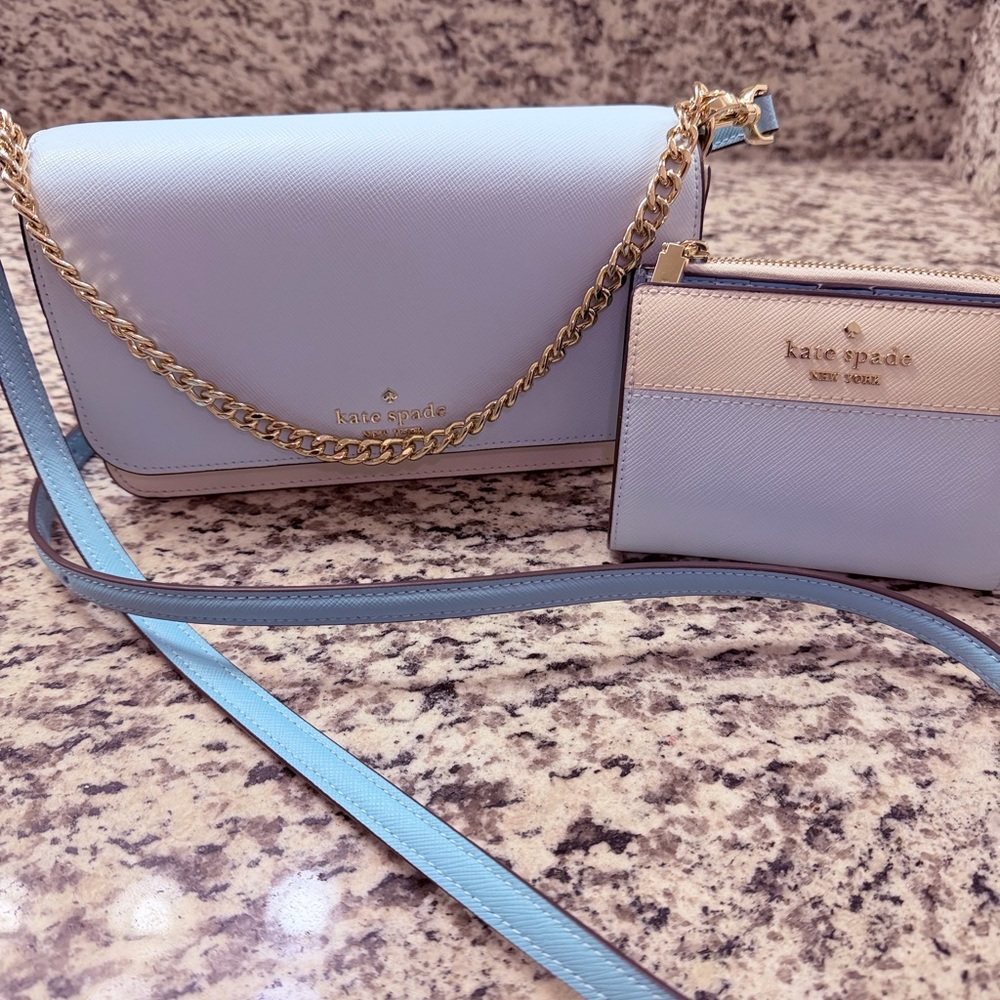 Kate Spade convertible crossbody and matching wallet set! - Picture 3 of 8